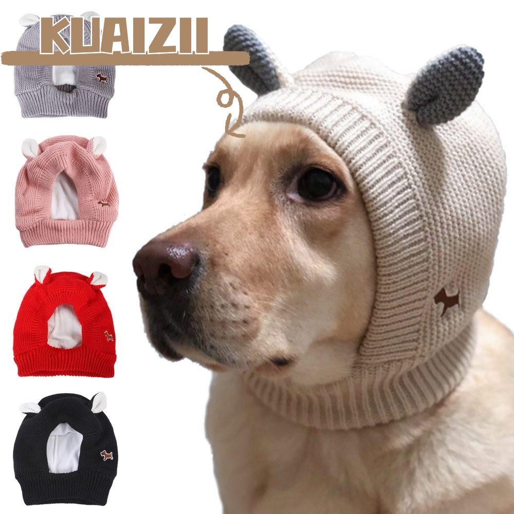 Kuaizii ที่ปิดหูกันหนาวหูสุนัขฤดูหนาวแฟชั่นน่ารักที่ปิดหูกันหนาวที่อบอุ่น