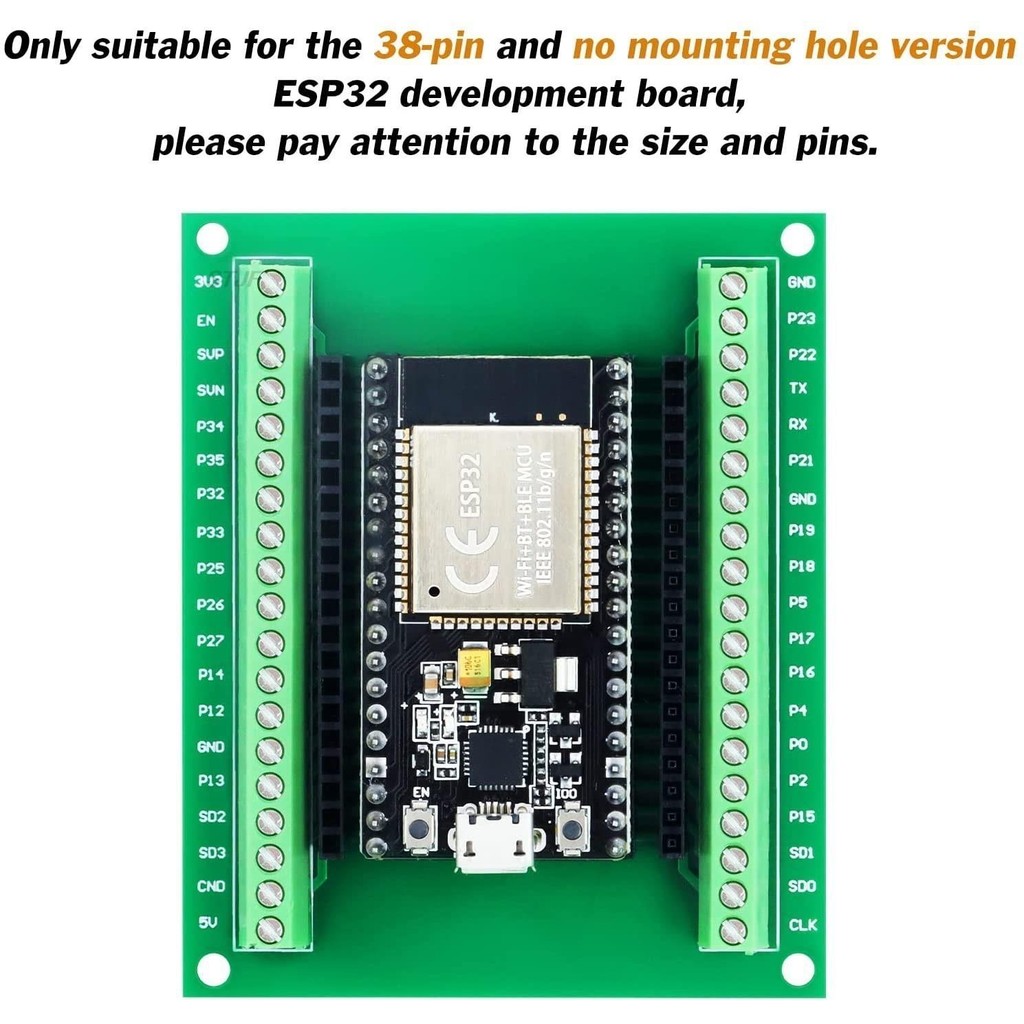 Esp32 บอร์ดพัฒนา WiFi และสําหรับบลูทูธการใช้พลังงานต่ําเป็นพิเศษ Dual Core ESP-32 ESP-32S ESP 32 คํา ESP8266