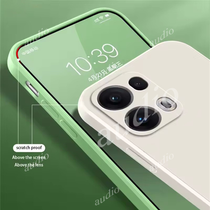 Oppo Reno13 Pro 5G Original SquareซิลิโคนเหลวสําหรับOppo Reno 13 Pro 13Pro Reno13Pro 5G 2024 กันกระแทกTPU Liquidซิลิคอนโทรศัพท์ปกหลังสําหรับOppoReno13 Pro 5G
