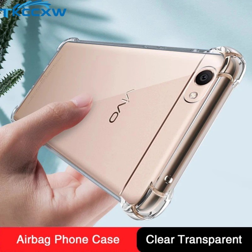 ถุงลมนิรภัยโปร่งใสเคสโทรศัพท์สําหรับ VIVO Y67 Y66 Y65 Soft TPU กันกระแทก Anti Knock ความเรียบง่ายคุณภาพสูงปกหลัง Slim Fundas
