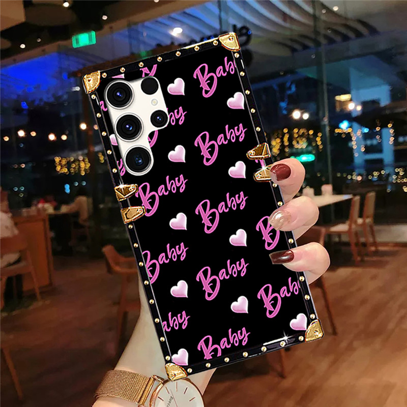 ปลอก Samsung S26 Ultra S25 Ultra S24 Ultra S24 S23 S22 S21 FE Note20 Note10+ แฟชั่น Red Love Barbie เคสโทรศัพท์กันกระแทก