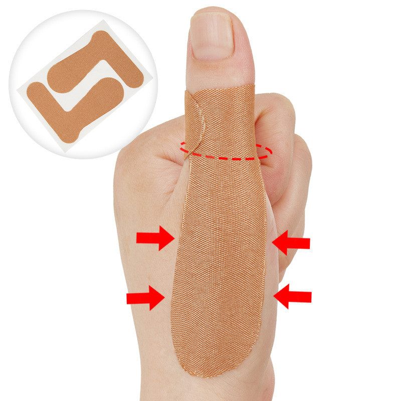 เทปนิ้วล็อค  พลาสเตอร์เทปนิ้วล็อค เล่นบาสและบอล นิ้วส้นช่วยได้ นิ้วเท้าแลพนิ้วมือแก้ได้ เทปนิ้วล็อค  พร้อมส่งจากไทย