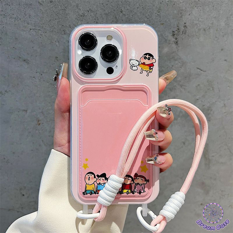 การ์ตูนตลกดินสอสีเทียนคู่รักสายคล้องคอนุ่ม เคส IPhone 15 16 11 13 14 12 Pro Max XR X XS Max 7 8 15 14 16 Plus SE 2020