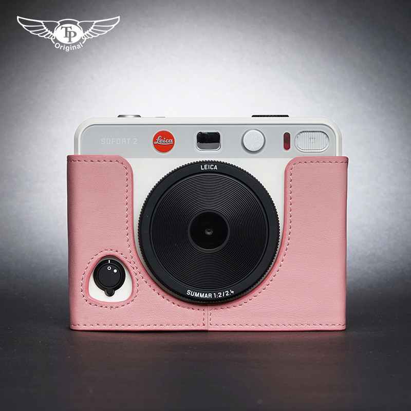 [คุณภาพสูง] TP Original leica leica Sofort 2 กระเป๋ากล้องเคสป้องกัน sofort2 เคสหนังโพลารอยด์อุปกรณ์จ