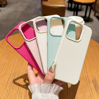 ฝ้าเคส For iPhone 16 Pro Max 11 15 13 14 Plus 12 15promax 16promax 13promax iphone11 13pro 16pro เคสโทรศัพท์มือถือ