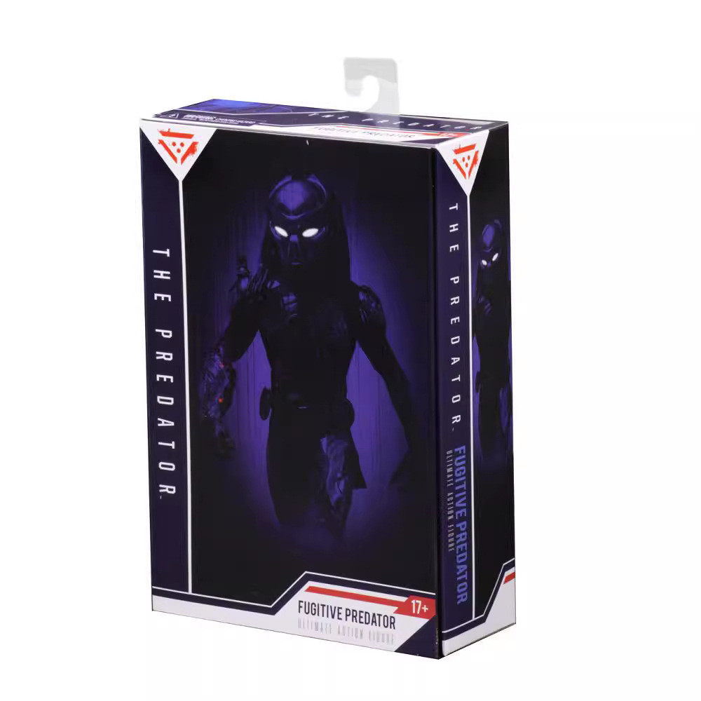 [คลังสินค้าพร้อม] NECA 23cm Predator 2018 ผู้นําภาพยนตร์สีเทากลับผู้สูงอายุสามารถทําขายส่งได้