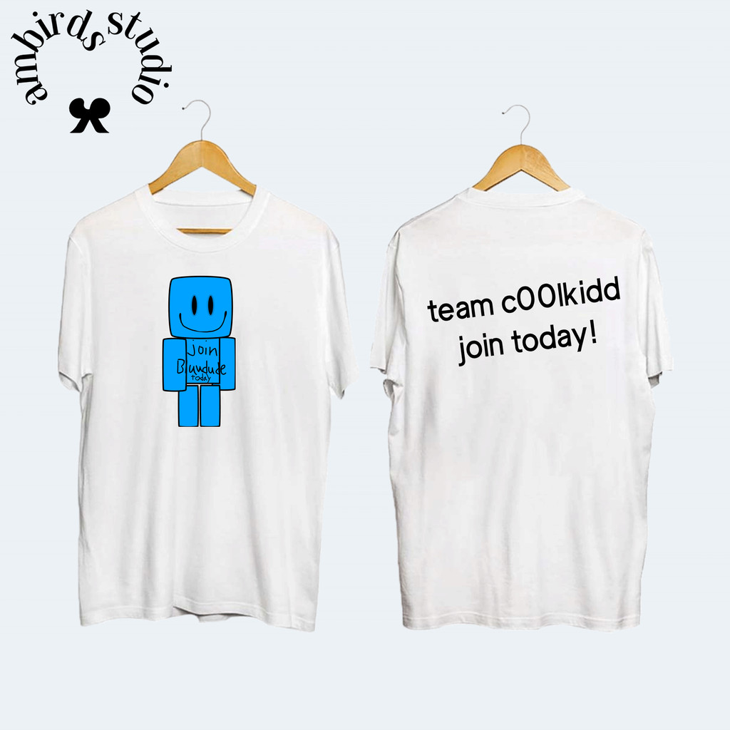 Ambirds & ใหม่ ! เสื้อทีม c00lkidd เข้าร่วมวันนี้ เสื้อ Roblox S-5XL/100-150#09