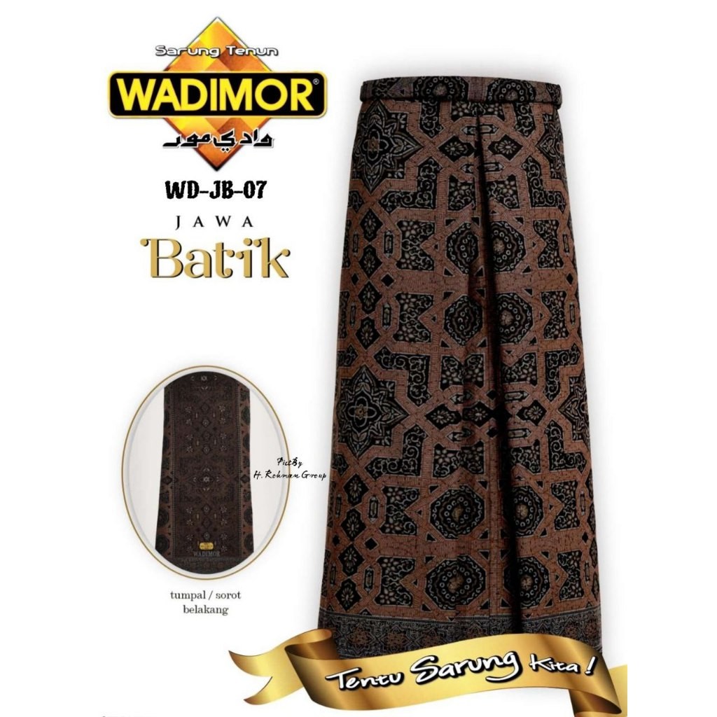Wadimor Jawa Batik Golden Series Sarong สามารถแต่งกายโดย Tahfidz Store