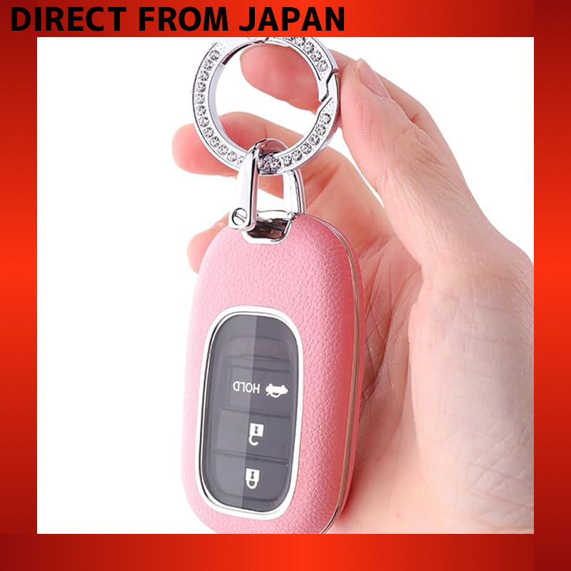 [yoshinari] Honda Key Cover for N-BOX JF5 JF6, Vezel RV3 RV4 RV5 RV6, Civic Hatchback FL1, Stepwgn -