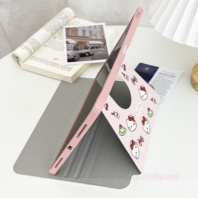 เคส Ipad ปรับได้ 360 องศาน่ารักการ์ตูน Melody เหมาะสําหรับอะคริลิค iPad Air6 Gen7/8/9 10.2 Air4 Air5 10.9 Pro11 2020 2024 พร้อมช่องเสียบปากกา Gen10 แท็บเล็ตป้องกันกรณี ราคา ถูกที่สุด ดีลบีเคเค แกลเลอรีภาพที่ 7