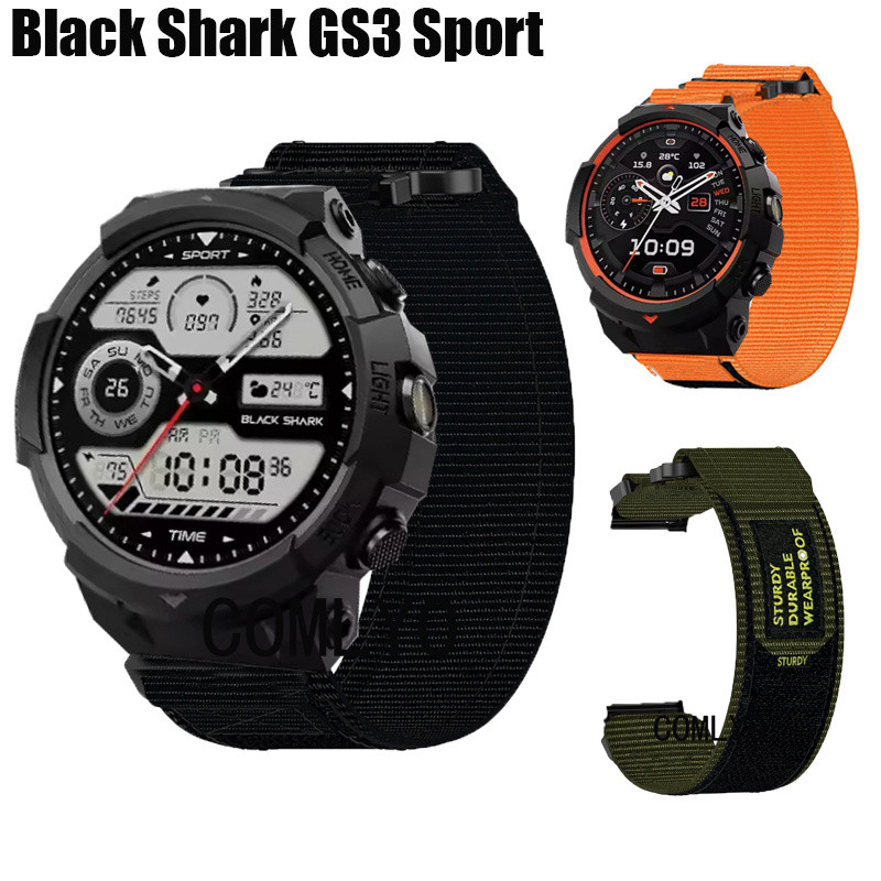 สําหรับ Black Shark GS3 / GS3 Sport กีฬาสายนาฬิกาสมาร์ทผ้าใบไนลอนนุ่มผู้หญิงผู้ชายนาฬิกากลางแจ้ง Ban