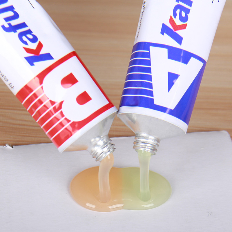 ใหม่ Kafuter Strong A + B กาว,ความแข็งแรงสูง AB กาว,โลหะแก้วเซรามิค Bonding รถยนต์รถจักรยานยนต์เรือเครื่องจักรการใช้ถังน้ํามันท่อซ่อมวาง,กันน้ําอะคริลิคกาว