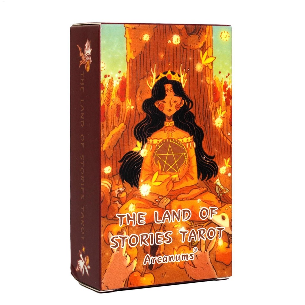 78 การ์ด Land of Stories Tarot เวอร์ชันภาษาอังกฤษ Oracle Decks Tarot ตารางเกมกระดานสําหรับนักมายากล 