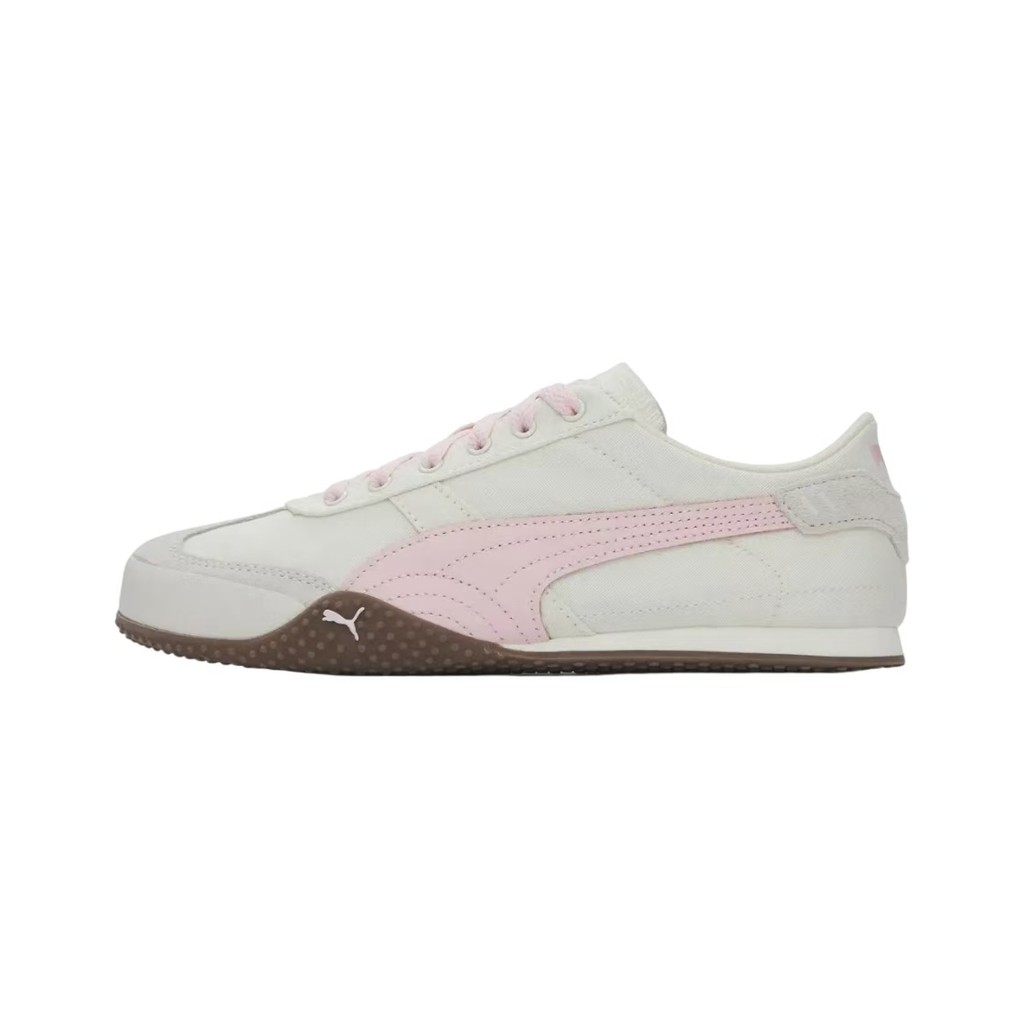 🚀ตัวแทน 🌊PUMA Bella UT Canvas（pink）(green)💦💯รองเท้าผ้าใบแฟชั่นแท้ 100%🐬
