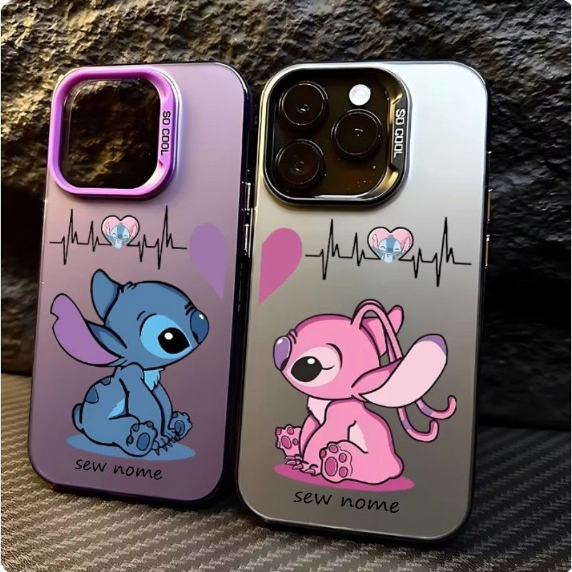 Samsung A56 A36 A26 A16 A06 A55 A35 A25 A15 5G A05s A05 Custom ชื่อกรณี Disney Stitch Case ทนทานกันกระแทก