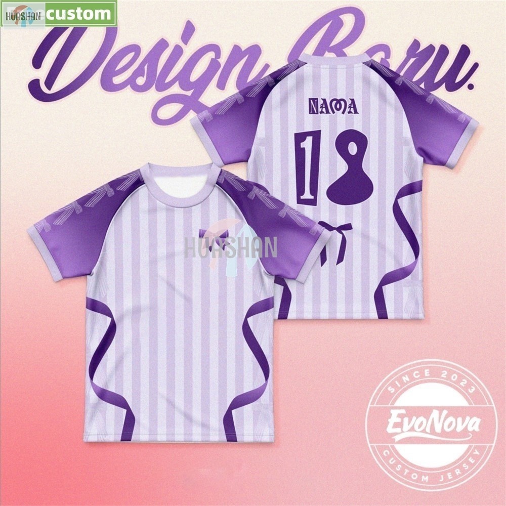 Coquette ริบบิ้น jersey coquette ชื่อที่กําหนดเองไมโครไฟเบอร์ jersey t เสื้อแขนสั้นกีฬา retro collar