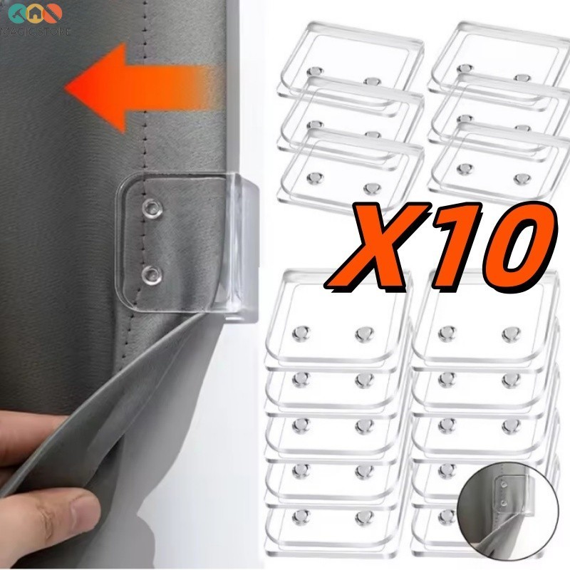 [บ้าน]2-10ชิ้น คลิปม่านอาบน้ํา-ตัวยึดยึดผ้าม่านโปร่งใส-ป้องกันสาด, กันลม-มัลติฟังก์ชั่ผ้าปูที่นอนหนีบ-อุปกรณ์ห้องน้ําในครัวเรื