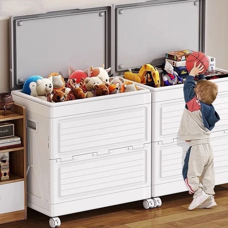 Ubear กล่องจัดเก็บ พับได้ เสื้อผ้าของเล่นของเล่นกล่องการจัดเก็บ เพิ่มเติมกรณีใหญ่ อุปกรณ์ออกกำลังกาย