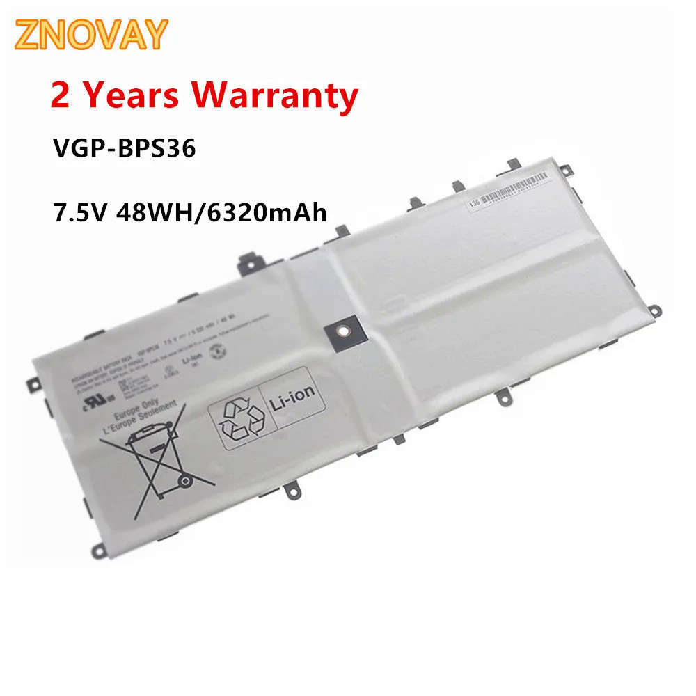 ZNOVAY VGP-BPS36แบตเตอรี่แล็ปท็อปสำหรับ Sony สำหรับ Vaio Duo 13 Convertible Touch 13.3 "SVD13211CG 7