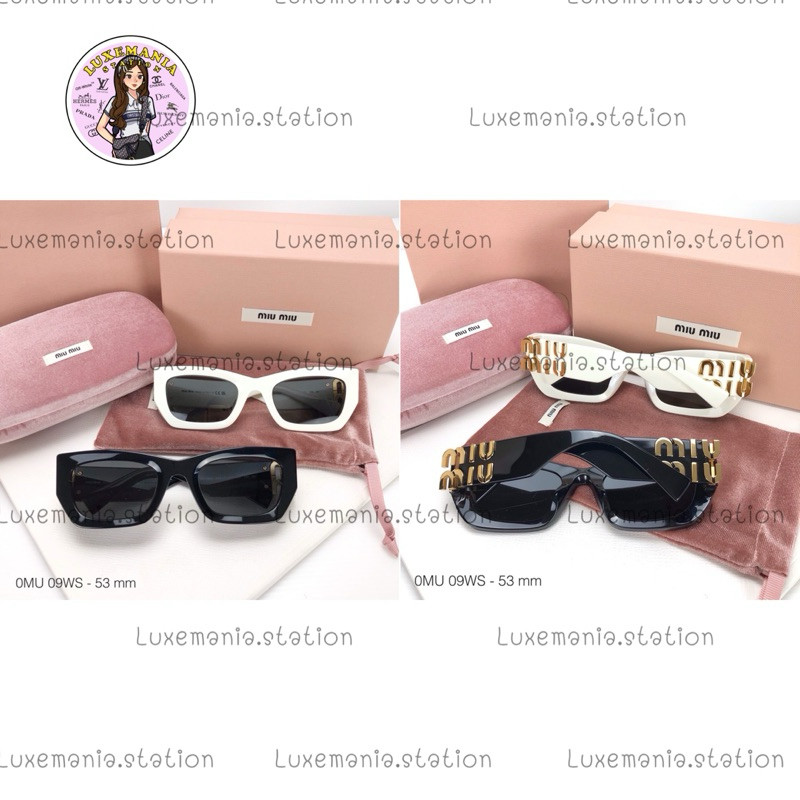 : New!! Miu Miu Sunglasses 09WS‼️ก่อนกดสั่งรบกวนทักมาเช็คสต๊อคก่อนนะคะ‼️