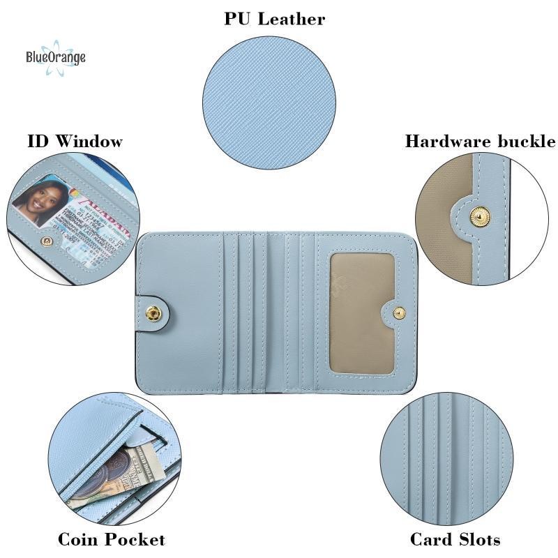 ใหม่หนัง RFID กระเป๋าสตางค์สั้นผู้ถือบัตรกระเป๋าแบบพกพาขนาดเล็กซิปกระเป๋าเงินเหรียญกระเป๋าสําหรับผู้ชายผู้หญิงร้อน ราคา ถูกที่สุด ดีลบีเคเค แกลเลอรีภาพที่ 3