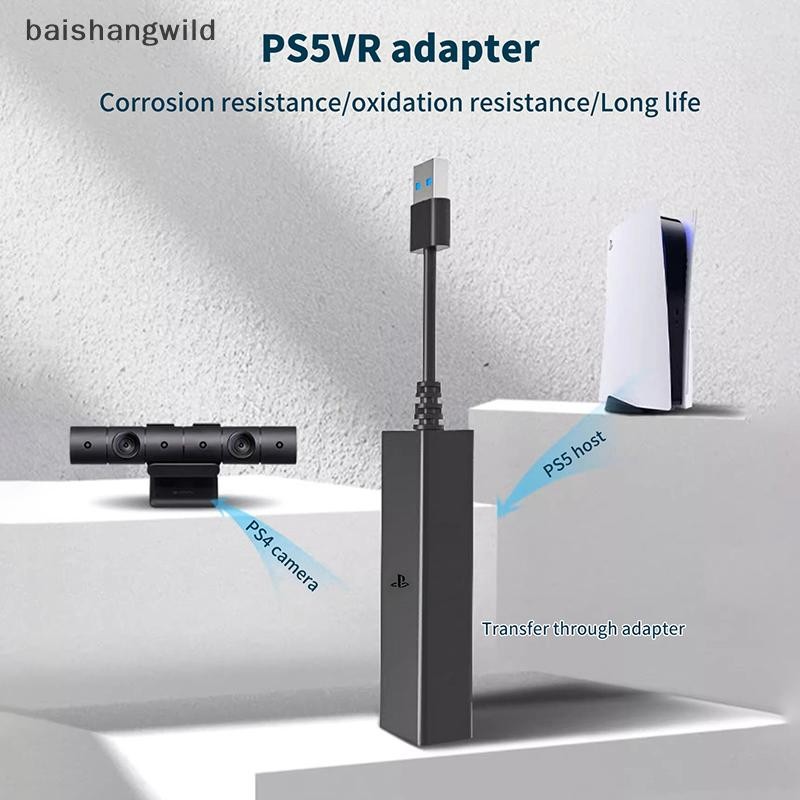 Bwth ใหม่สําหรับ PS5 VR สายอะแดปเตอร์สําหรับ PS5 คอนโซล USB 3.0 Mini กล้องสําหรับ PS VR ถึง P5 อะแดปเตอร์สายเคเบิลสําหรับ PS5 อุปกรณ์เสริม Jelly