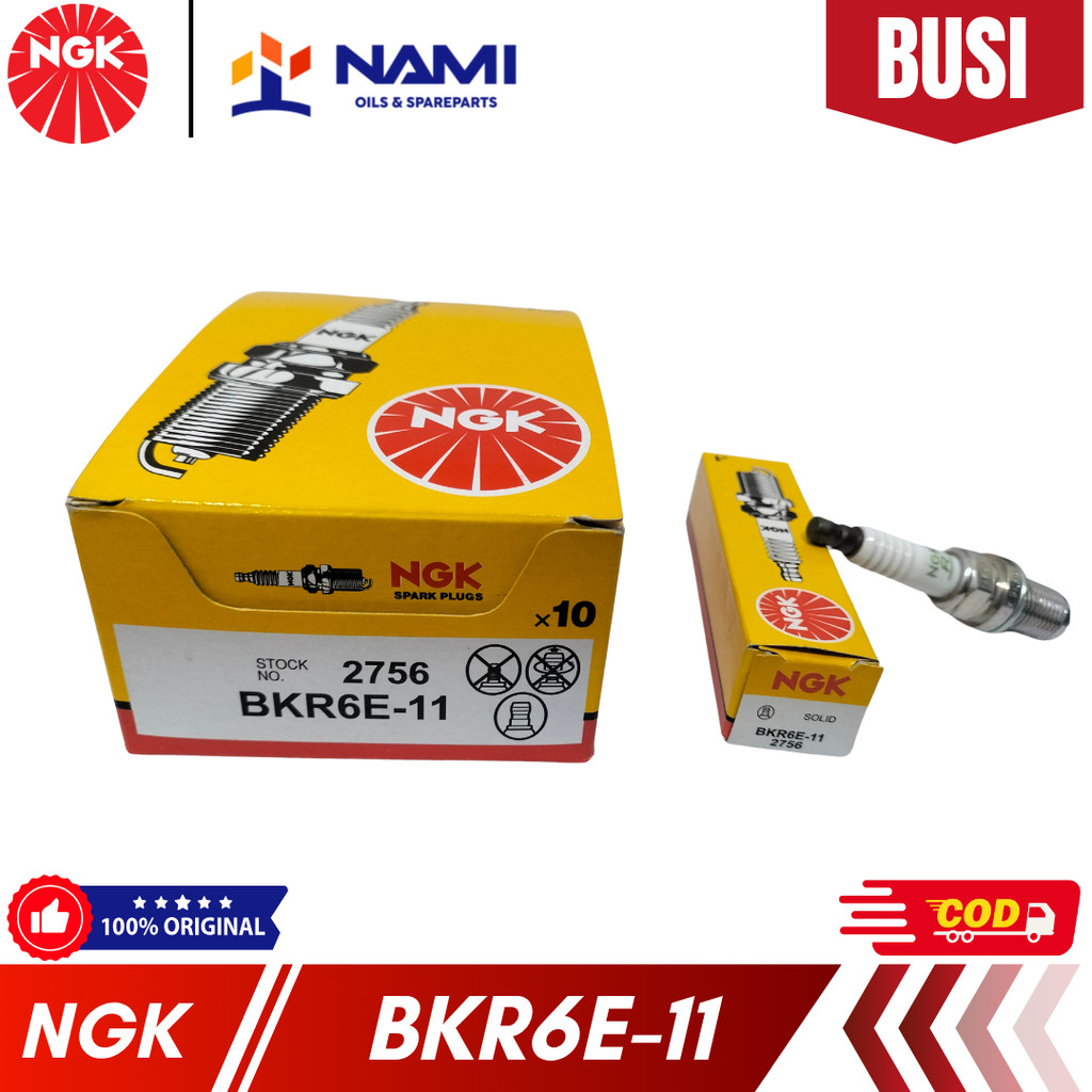 WHOLESALE *NGK BKR6E-11 / BKR 6 E -11* หัวเทียนมอเตอร์ไซค์ - ของแท้
