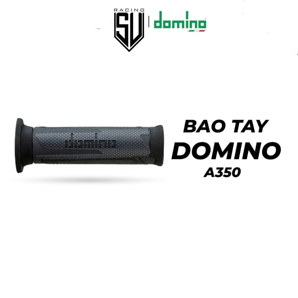 ถุงมือ Domino A350 - สีเทาเข้ม/ดํา