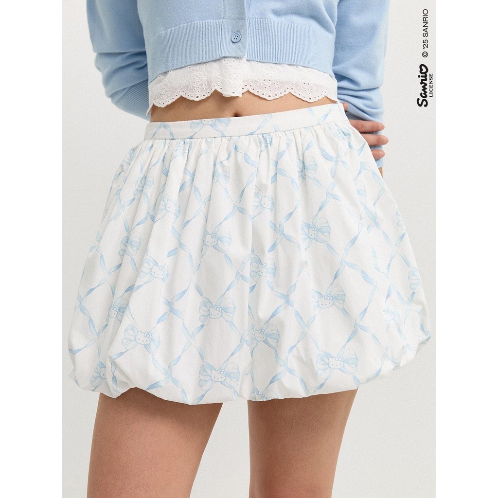 Pomelo. ♥ Hello Kitty กระโปรงทรงบับเบิ้ล / Pomelo. ♥ Hello Kitty Bubble Skirt