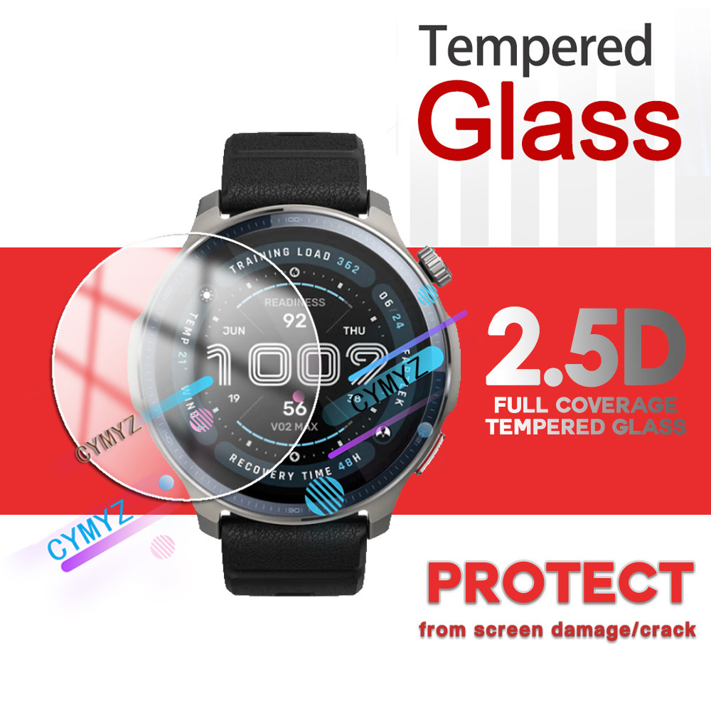 ฟิล์ม Amazfit Balance 2 9H กระจกเทมเปอร์ปกป้องหน้าจอ Amazfit Balance 2 ฟิล์มใส Amazfit Balance 2 ฟิล