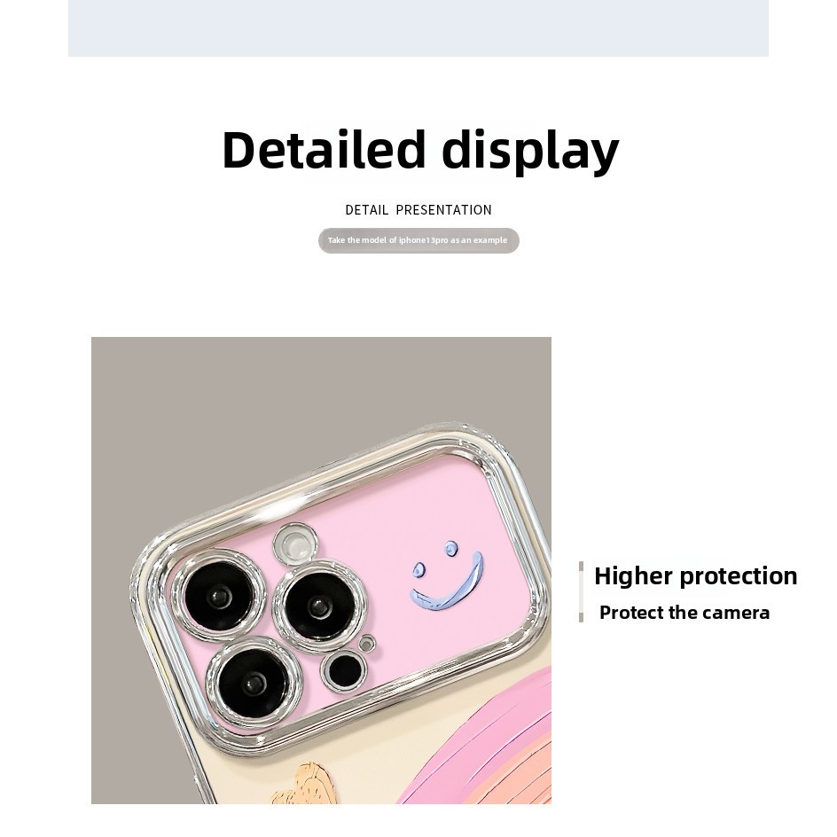 [93]🔥มาพร้อมกับการป้องกันเลนส์🔥เหมา OPPO Reno 14 13 11Pro 9  findX9 X9 Pro Pro เคสโทรศัพท์เหมา เหมาะสําหรับ opporeno13 เคสโทรศัพท์ใหม่หญิง reno9/8pro Electroplating Window findx8/x7pro Smiley Rainbow Bracket 7pro/9 รวมทุกอย่างซิลิโคน Niche a93 - รูปที่ 6