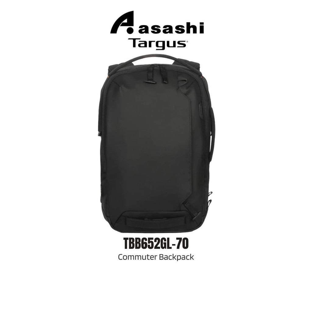 Targus TBB652GL-70 15.6 นิ้ว Commuter Backpack - สีดํา