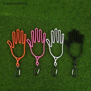 [พันโวซ] ที่วางถุงมือกอล์ฟพร้อมถุงมือกอล์ฟ คาราไบเนอร์ เปล อุปกรณ์เครื่องมือนักกอล์ฟ [ที่ต้องการ]
