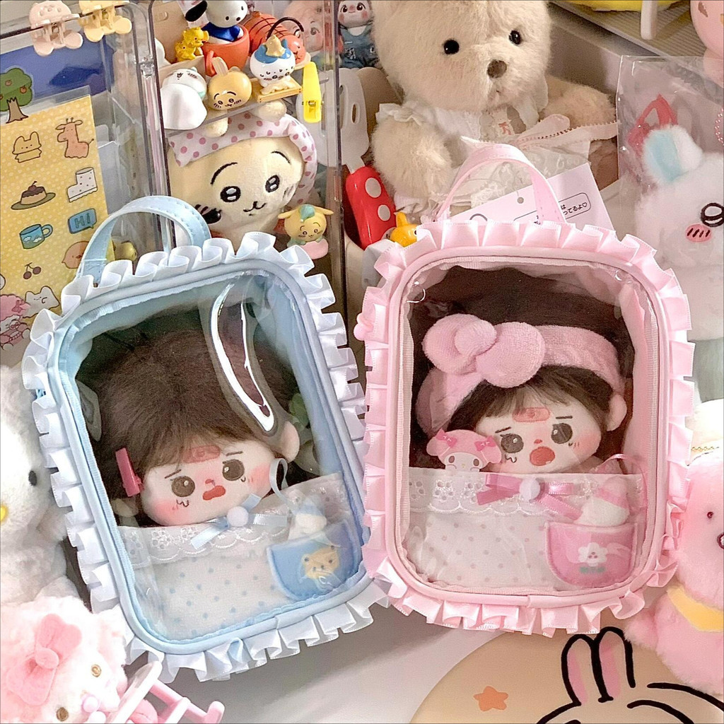กระเป๋าใส่ปากกาลายการ์ตูนอนิเมะสุดน่ารักของ Sanrio Hello Kittys Kuromi Pain Bag กระเป๋าใส่ปากกา PVC ใสสำหรับถือของขวัญ
