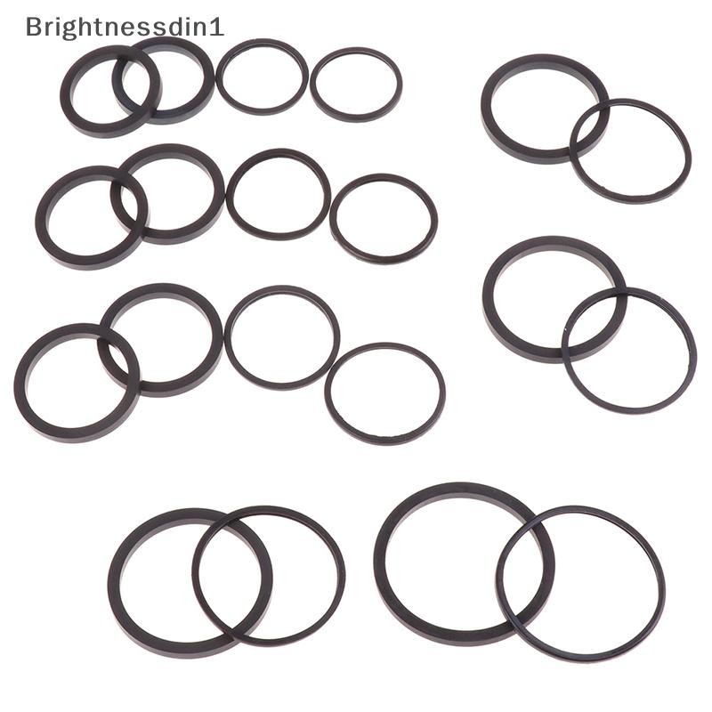 [Brightnessdin1] 4 ชิ้นดิสก์เบรกคาลิปเปอร์ลูกสูบโอริงแหวนปิดผนึกพอดีจักรยานส่วนใหญ่รถจักรยานยนต์บูติก