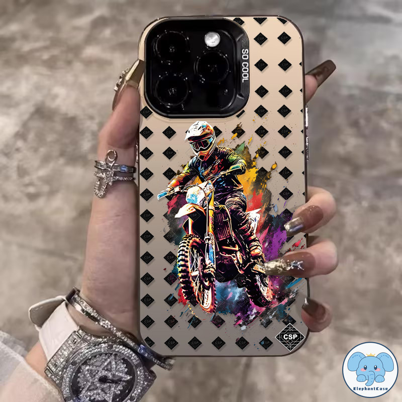 รถจักรยานยนต์แฟชั่นกราฟฟิตีเคส Realme C67 C11 C51 C20 C33 C35 C53 C11 C21 C17 C25 Note C12 C55 C15 5 5i C30 C20 7i 50