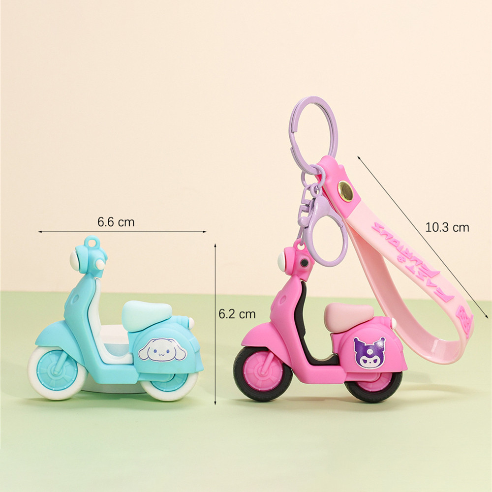 พวงกุญแจรถยนต์ไฟฟ้า Sanrio Kuromi Melody Cinnamoroll Series ตุ๊กตาเด็กผู้หญิงสุดน่ารัก จี้รถ ของตกแต่งกระเป๋านักเรียนสุดประณีต 🎇 - รูปที่ 7