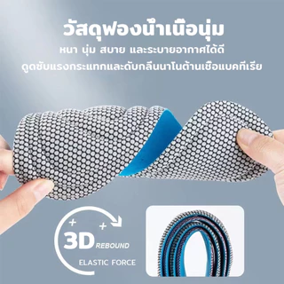 LEXO แผ่นรองเท้าเพื่อสุขภาพ ใส่สบาย ป้องกันการปวดเท้า ขนาด 35-46 insoles