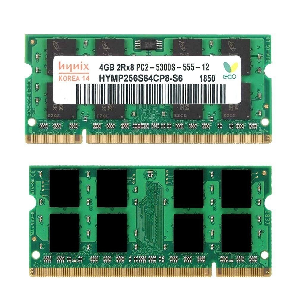 สําหรับ Hynix 8GB (2x 4GB) DDR2 667MHz PC2-5300S 200Pin 1.8V SODIMM แล็ปท็อปอัพเกรดหน่วยความจํา Lr W