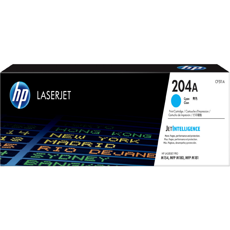 ผงหมึกโทนเนอร์ 204A ฟ้า HP CF511A