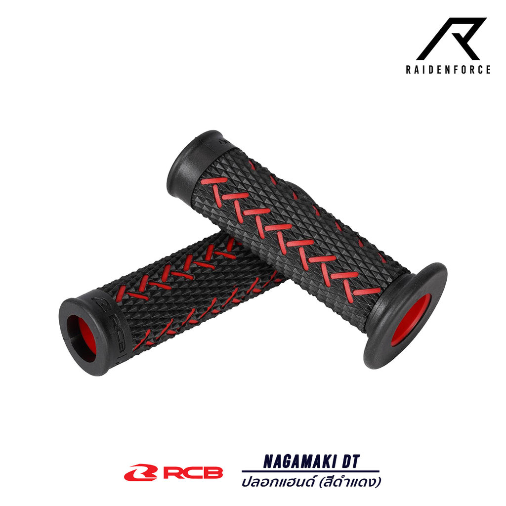 ปลอกแฮนด์ Racingboy Nagamaki Dt สีดำแดง