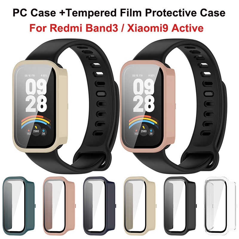 สำหรับ Xiaomi Smart Band 9 Active Case PC Full Cover + ฟิล์มกระจกนิรภัย Hard Casing สําหรับ Mi Band 9 Active สมาร์ทวอท์ช ราคา ถูกที่สุด ดีลบีเคเค แกลเลอรีภาพที่ 3