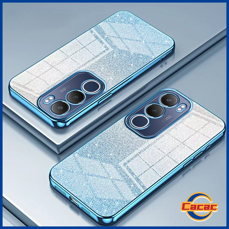 เคส Vivo Y19S Y17S Y100 5G Y36 5G Y27 5G Y22 Y22S Y16 soft case พร้อมสติกเกอร์เคสใส SFDK2