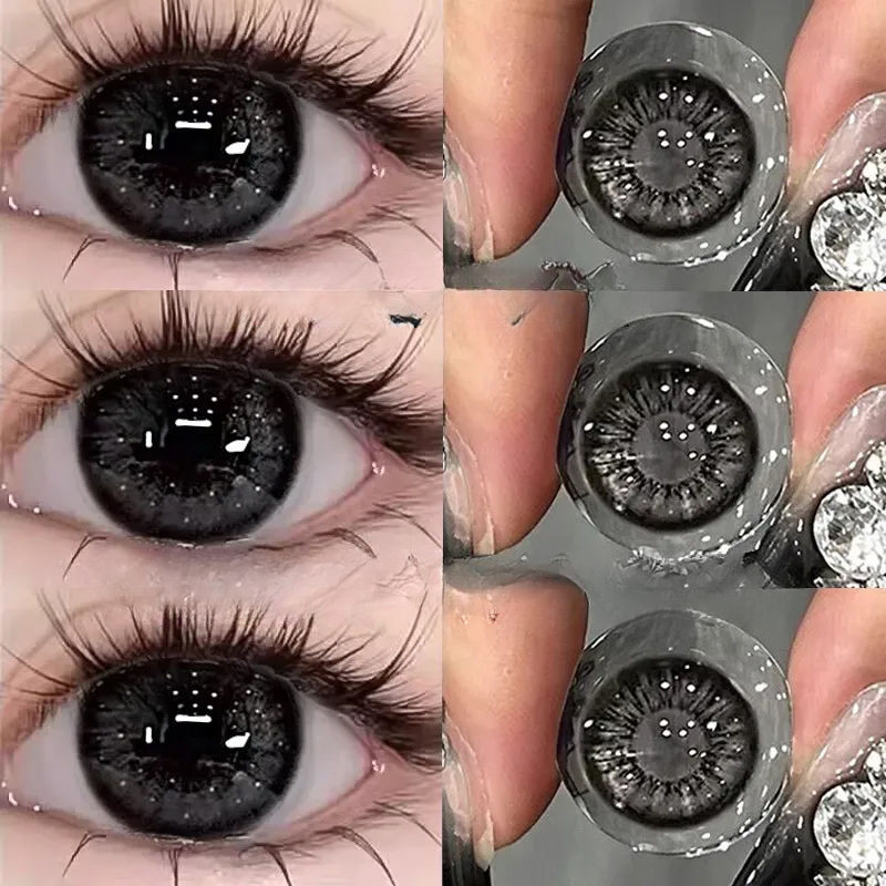 Matte Snow Mountain คอนแทคเลนส์เครื่องสําอางสไตล์ขายดีปีขัด 2024 สไตล์ใหม่ไม่เจ็บตา Anti-Fatigue St