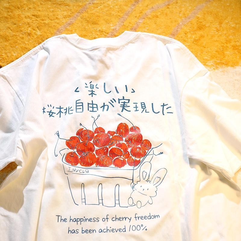 【ส่งจากไทย】เสื้อยืดฤดูร้อนสไตล์อินสไตล์เกาหลี เสื้อยืดแขนสั้น ใส่ได้ทั้ง ช/ญ S~3XL ผู้หญิง Tshirt Clothing