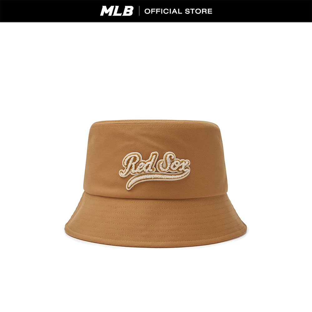 MLB หมวกบักเก็ต ยูนิเซ็กส์ Varsity Cursive รุ่น 3AHTV034N 43CAS สีน้ำตาล