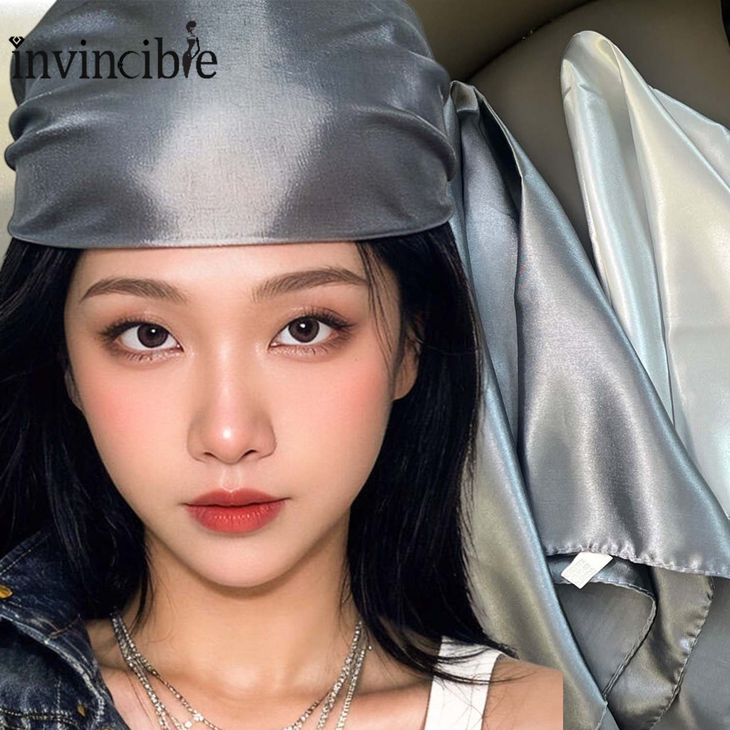 American Retro Classic Triangle Headscarf - Street Punk Style Liquid Gloss Hip-Hop Headscarf