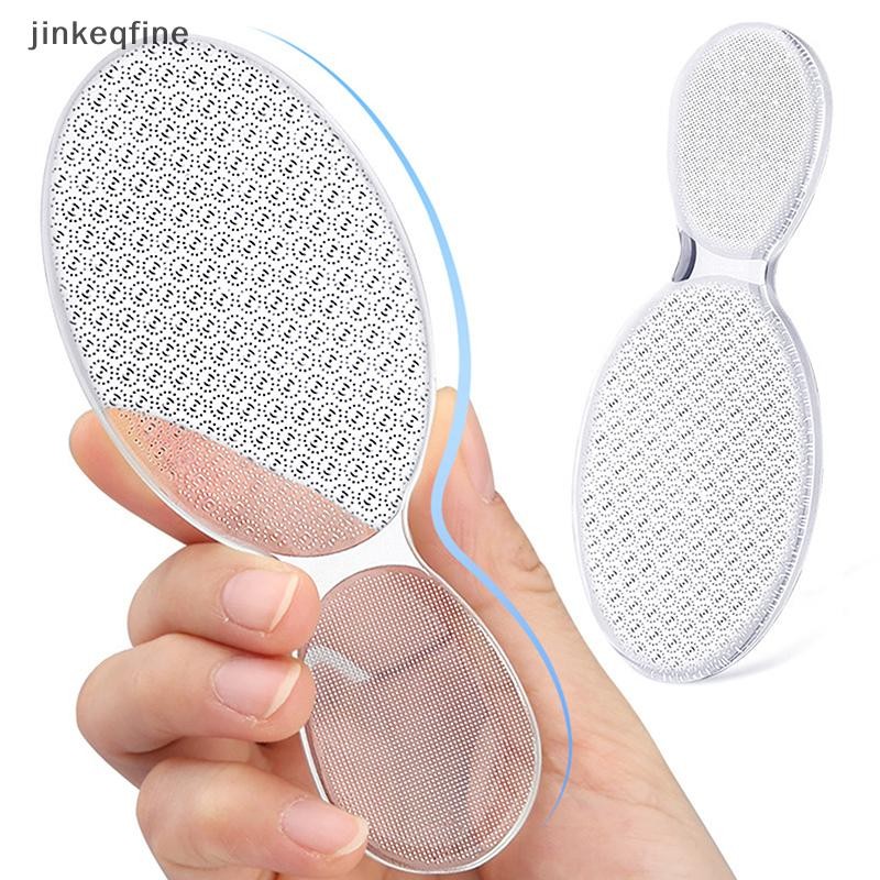 KTH Glass สองด้านเท้า Rasp ส้นแฟ้ม Hard Dead Skin แคลลัส Remover Exfoliaag Pedicure Care แฟ้มเท้าเครื่องมือร้อน