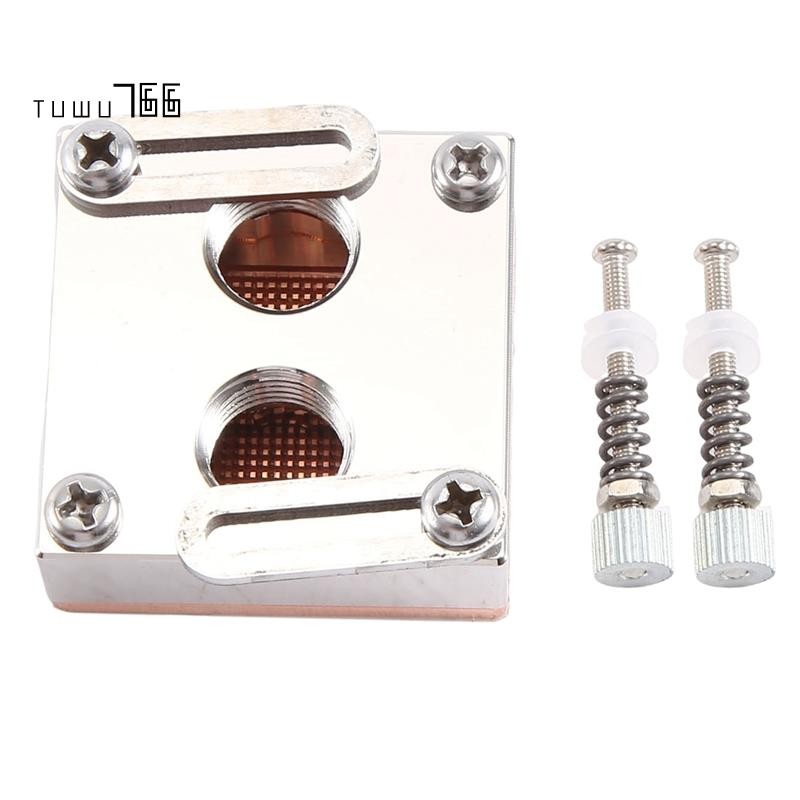 [tuwu766]โลหะรูด้านหน้า Cpu Water Cooling Block Cooler South Bridge Northbridge Block สําหรับคอมพิวเ