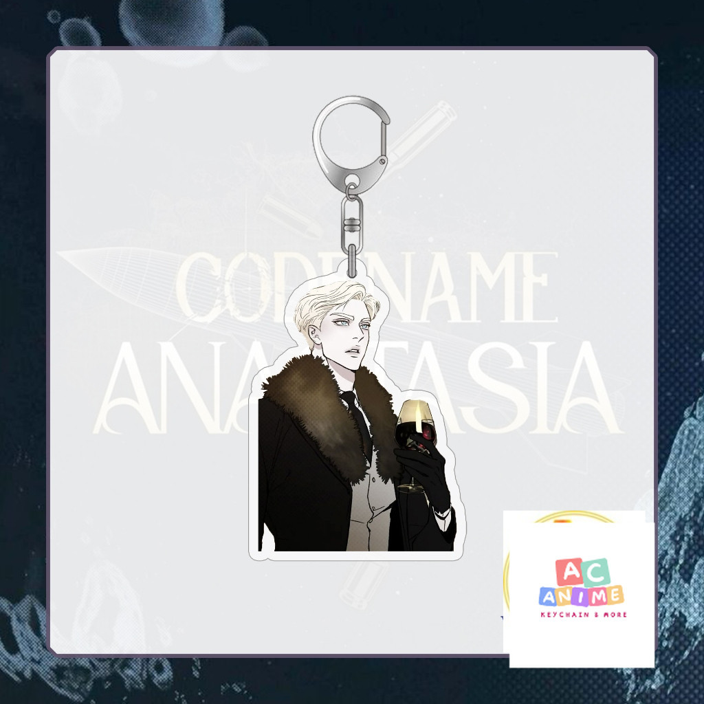 CODENAME ANASTASIA พวงกุญแจพิมพ์ Anastasia manhwa Secret Name